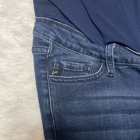 Kancan Maternity Jeans Womens Size 7 / 27 Skinny Stretch Full Panel Belly - Picture 9 of 14